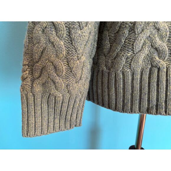 NWT Ralph Lauren Woman Cashmere Blend Sweater Chunky Pullover Cable Knit 3X - Picture 8 of 11